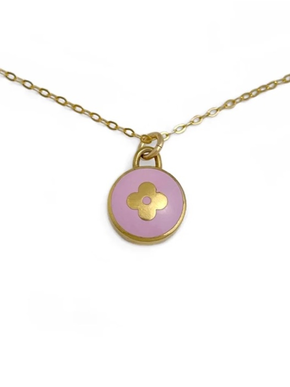 Authentic Louis Vuitton Repurposed Purple Pastilles Blossom Necklace - Picture 1 of 5